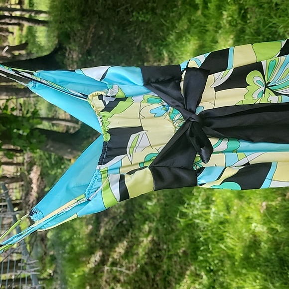 Retro design floor length dress - Picture 3 of 5